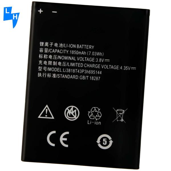 Batterie noire pour téléphone portable Li3818T43p3h695144 pour ZTE Blade V830w Kis 3 Max Blade G Lux