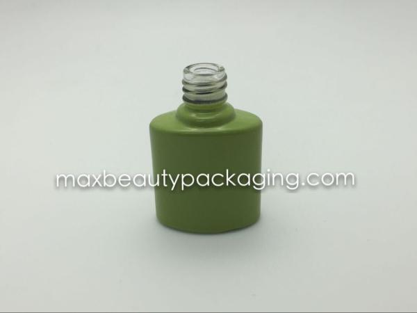special powder coating gel polish bottle double coating gel polish bottle nail polish packaging cap and flat brush