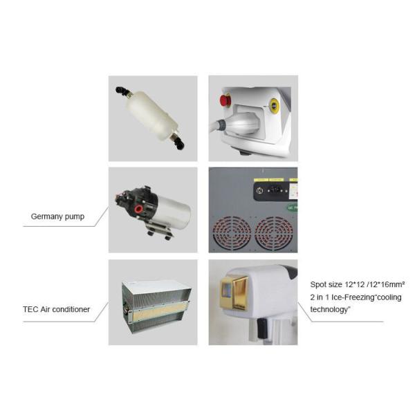 Dispositivo del retiro del pelo del laser del diodo del CE 600W 1000W portátil