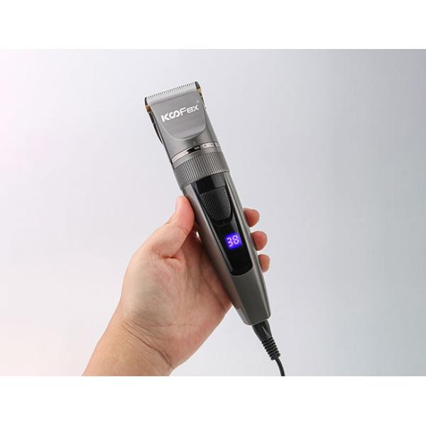 Men Ceramic Blade Electric Hair Clippers USB Rechargeable Shockproof KooFex