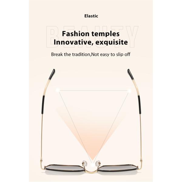 Солнечные очки рамки металла OEM, женщины солнечных очков объектива TAC облегченные