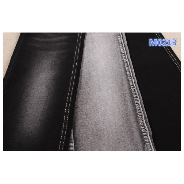 Satin Super Stretch Denim Jeans Eco-Friendly Polyester Fabric for Dresses Bags Shoes Home Textiles Coated Dyed Plain GRS
