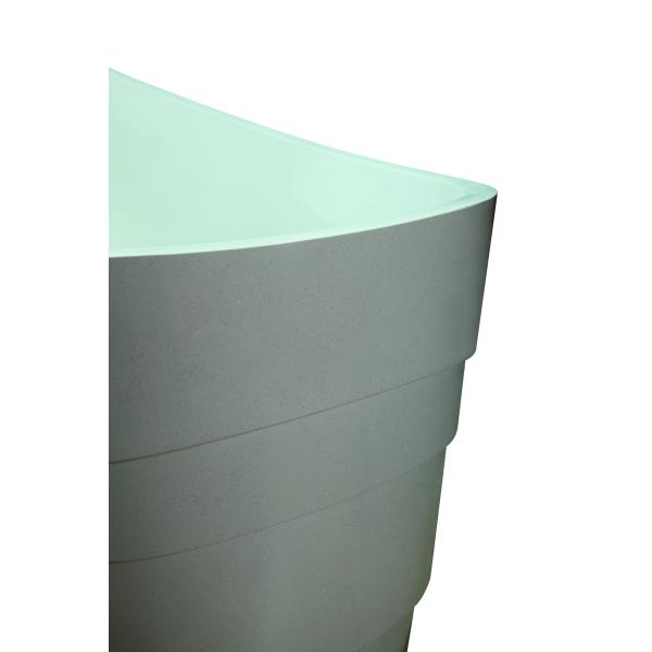 Chemical Resistance Freestanding Soaking Bathtub Stand Alone Bathtubs