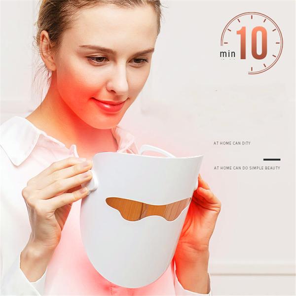 маска терапией света СИД фотона приборов 590nm красоты 5V 1A лицевая