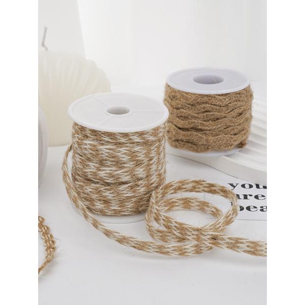 Рождественская коричневая ленточка из лопатки 5 мм-45 мм