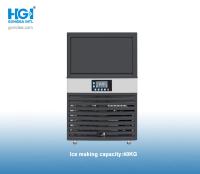 máquina de fatura de gelo 40kg industrial tanque de água comercial do controle de Digitas 18L