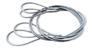 China Port Service Log Lashing Materials Steel Wire Rope with Soft Eye Loop 6x24