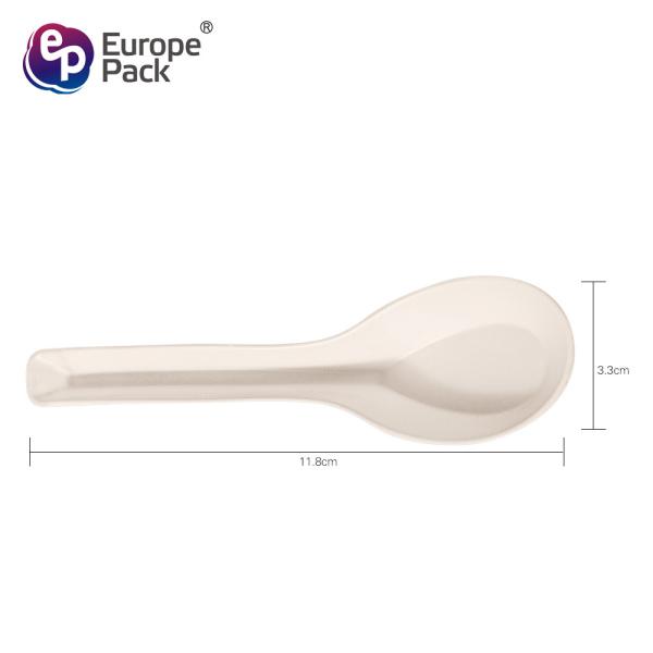 Best selling products disposable biodegradable cornstarch plastic soup spoon
