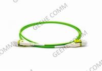 Corde de correction optique à plusieurs modes de fonctionnement de fibre du duplex LC/LC Uniboot de la fibre OM4 de Corning