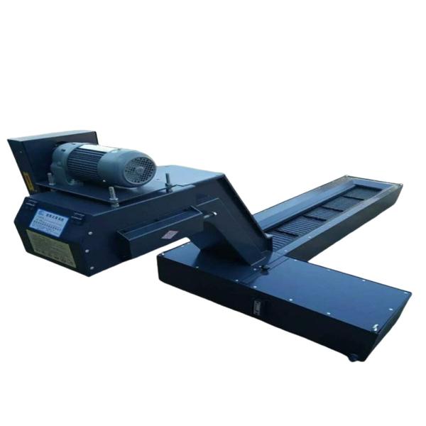 Custom Size Cnc Lathe Chip Conveyor Carbon Steel Hinged Belt Chip Screw Conveyor