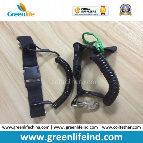 High Quality Spiral Spring Lanyard Safety Scuba Diving Dive Accessories