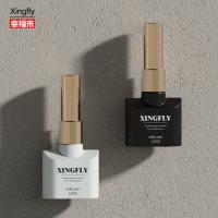 Botella de esmalte para uñas de 12 ml Cuadrada Vidrio vacío Esmalte para uñas Botella de esmalte para uñas