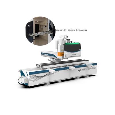 CNC Flush Wood Door Manufacturing Machine Hardware Drilling Manufacturing