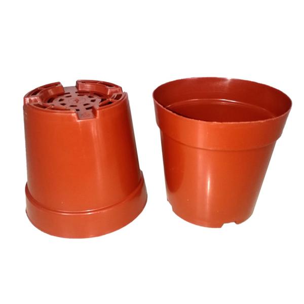 Пластиковые баки питомника цветка орхидеи гидропоники баков питомника цветочного горшка 1gallon