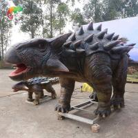 Vida impermeável do parque temático - Ankylosaurus realístico do dinossauro Animatronic do tamanho para o parque de diversões
