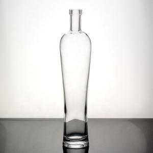 Serigrafia Distintivo Alto Flasca fina Longa Garrafa de vidro Vodka 500ml 750ml