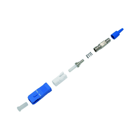 Соединитель заплаты волокна сборки на месте Ferrule LC SX 0.9mm Пре-отполированный оптически