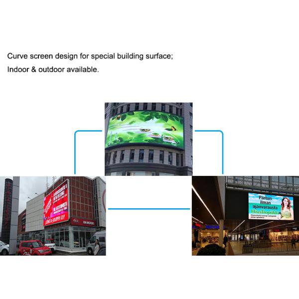 Commercial P8mm Outdoor Fixed LED Display Billboard 6500 Nits IP65 Nationstar Lamp