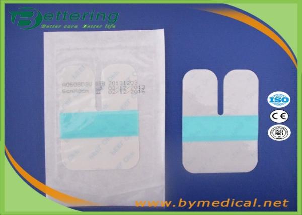 IV Cannula Polyurethane Film Waterproof Wound Dressing Breathable With Latex Free