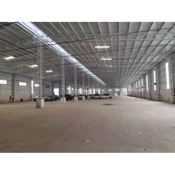 Q355B Warehouse Steel Structure Load 20 Tons/M3 Economical Power Plant Steel Structure