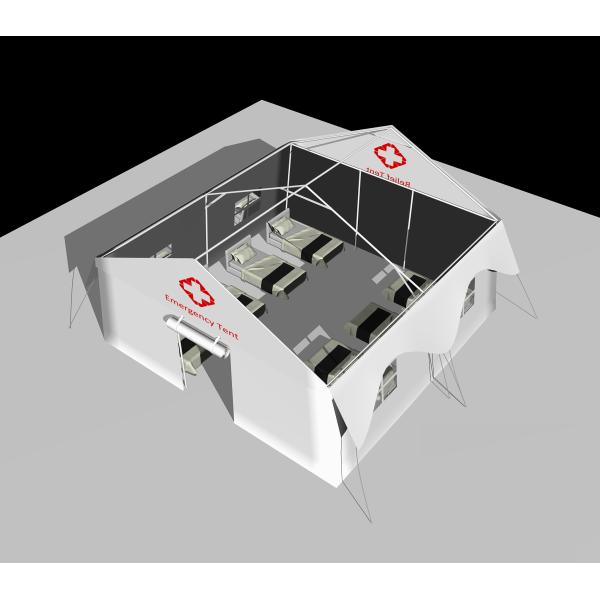 Водоустойчивый аварийный шатер трубки, аварийное укрытие брезента с окном/дверью