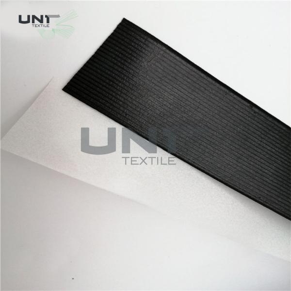Custom Size Fusible Interlining Double PE Film Coated Elastic Waistband Interlining With Release Paper