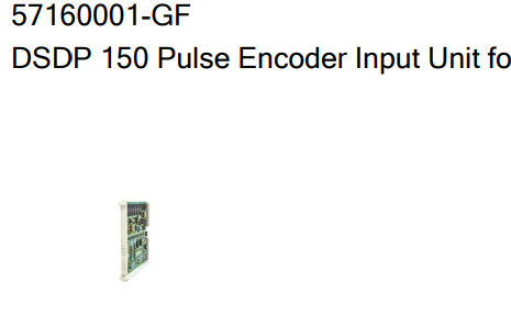 DSDP 150 57160001-GF ABB  Pulse Encoder Input Unit