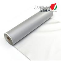 tela revestida da fibra de vidro do poliuretano de 0.5mm para a cortina do fogo e as cortinas de fumo
