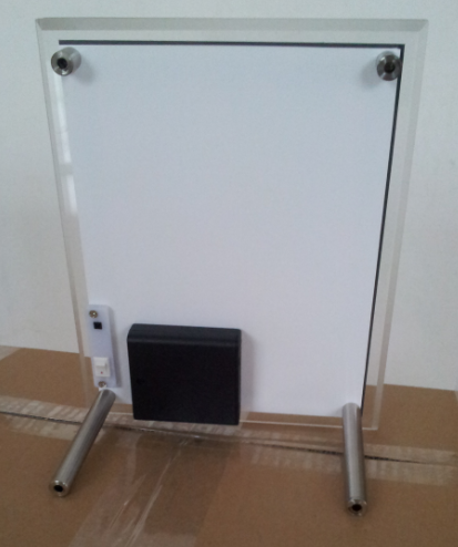 Black Border Battery ODM A5 Crystal LED Light Box