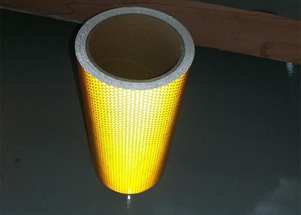 Marcação de advertência autoadesiva do rolo reflexivo verde vermelho amarelo do vinil