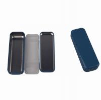 Rendez rectangulaire compact 	Bidons de stockage de nourriture glissant la sucrerie supérieure Tin Box
