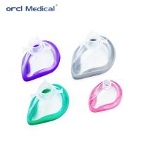 Producto de consumo médico de consumo desechable estéril fácil máscara de anestesia sin látex máscara de anestesia para evitar reacciones alérgicas