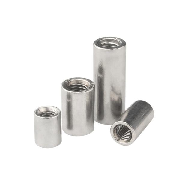 Black Oxide Finish Round Long Coupling Nut M2 M3 M4 M5 M6 M7 M8 M10 JIS Standard Extra Long Stainless Steel Coupling Nut