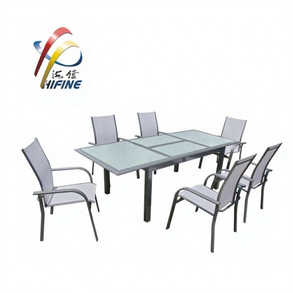 High Quality HIFINE Aluminum Outdoor Garden Furniture Set Patio & Garden Use