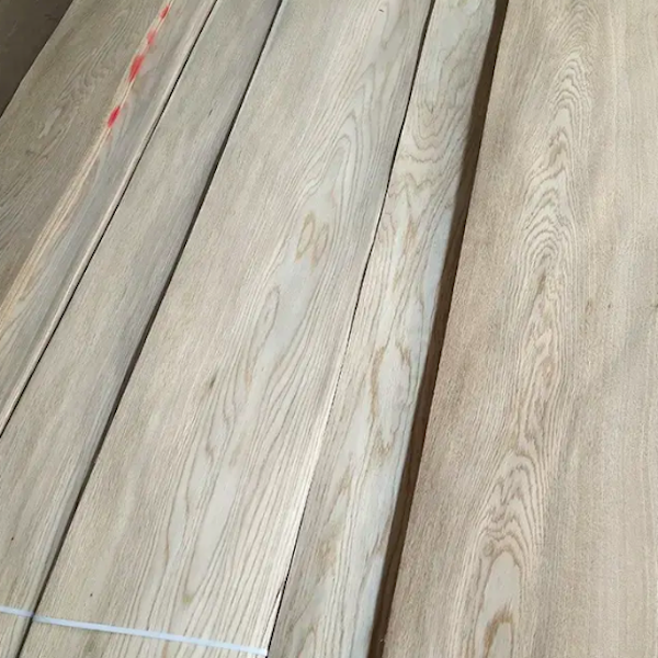 Белый дубовый деревянный напольный фанера 0,6 - 2,0 мм натуральная мебель стул столовая кожа