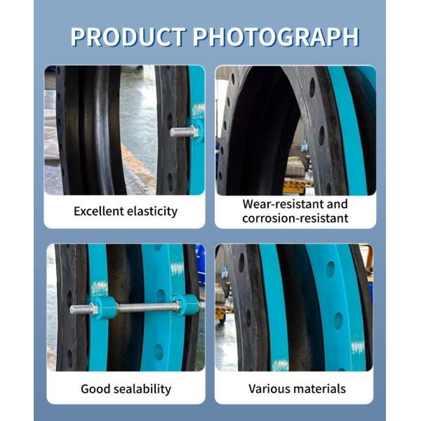 Juntas de expansión de caucho de caucho resistente a productos químicos Juntas de caucho de calidad industrial Mejores juntas de caucho para absorción de vibraciones