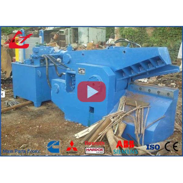 L'alligator hydraulique de 160 tonnes cisaille les tuyaux WANSHIDA de tubes en métal de coupe de machine