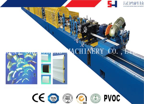 Window / Doors Foam Insulated Shutter Roll Forming Machine 5.5kw 70 - 80 kg / m3