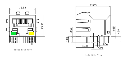 соединитель 1000Басе-Т ПОЭ/ПОЭ+ РДЖ45 для локальных сетей ЛПДЖГ4926ГЭНЛ гигабита