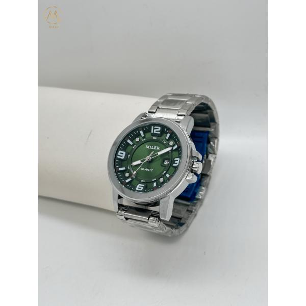 New Casual Sport Men Luxury Waterproof Quartz Watch with Stainless Steel Band