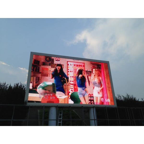 Advertising Rental full color led signs outdoor usb / wifi / 3g / 4g Control System