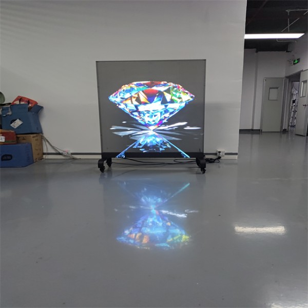 Transparent LED Display with 1920x1080 HD Resolution and 1500cd Brightness Touchscreen LED Grille Screen for Shopping