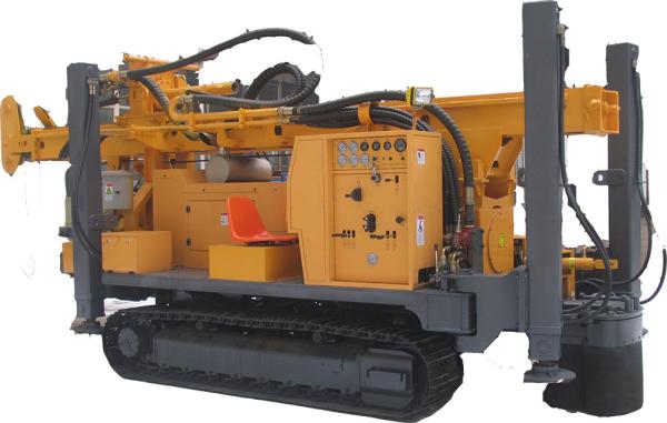 Diesel Engine Water Well Drilling Rig 500m Drilling Depth Mud Drilling
