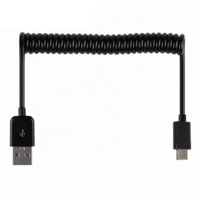 OEM 1M 2M Data Charging Spiral Coiled USB to MINI USB Cable