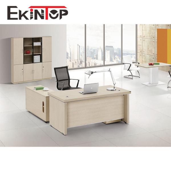 Исполнительная деревянная таблица доски меламина для босса главного исполнительного директора домашнего офиса