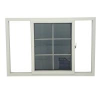 カスタマイズ可能な摩擦ヒンジ 重用 80mm UPVC ダブルスライディング ウィンドウ