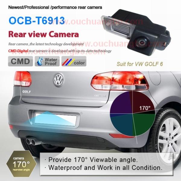 Ouchuangbo Car color night vision waterproof front view for Volkswagen Golf 6 OCB-T6913