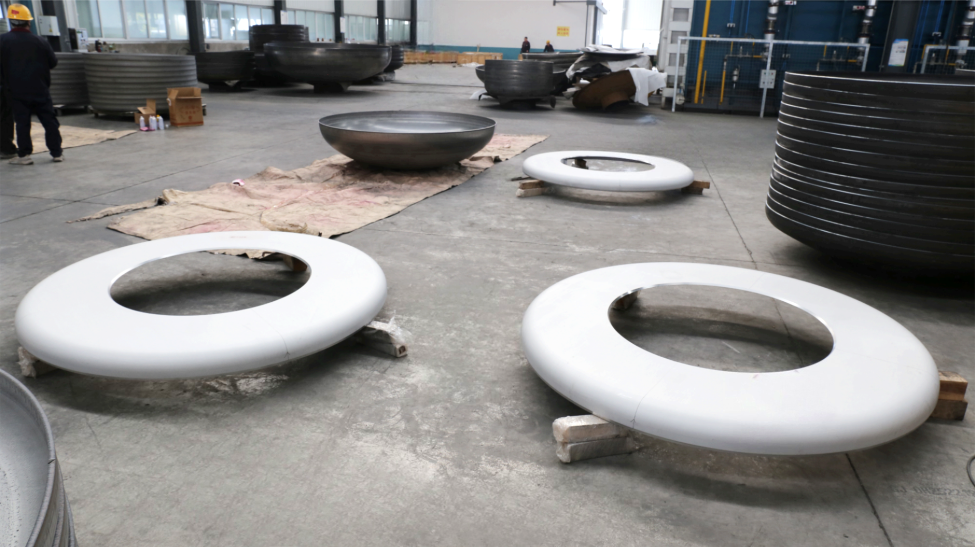 ASME Stamp S30408 Stainless Steel Flat Dished Vacuum Vessel End for MRI from Guojiang Factory