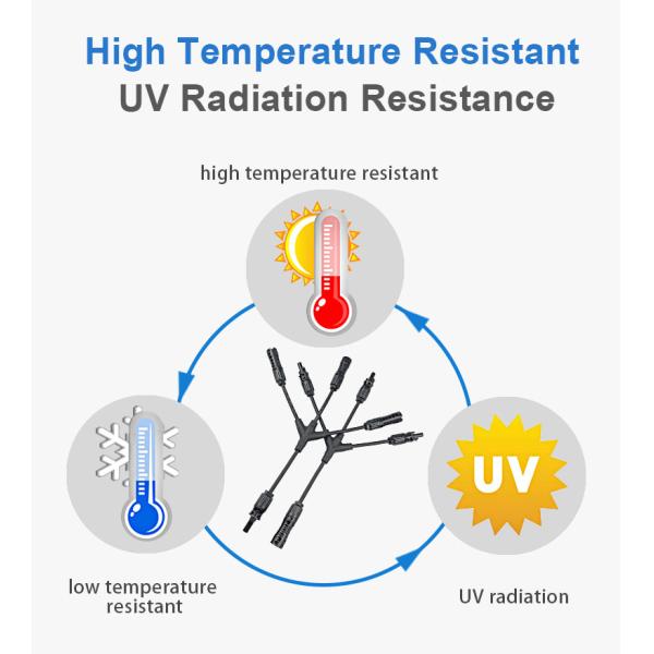 Conectores solares de 3 ramas 25A 3Y para el sistema de alimentación del módulo
