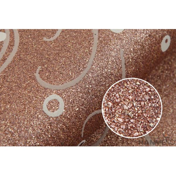 Bedroom Interior Wallpaper Designer Plant Fiber Particle 0.53*10M Size